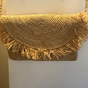 Mar y sol raffia straw bag